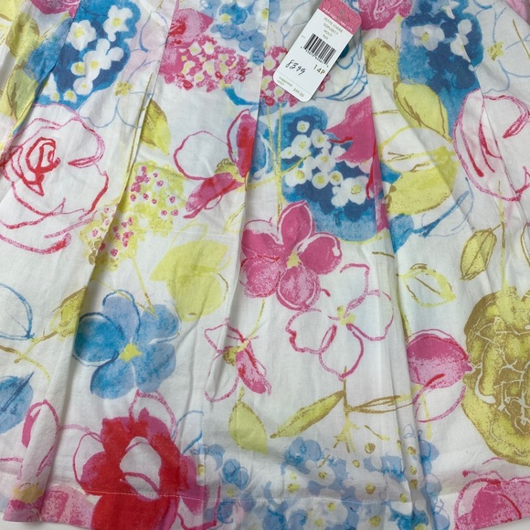 Sigrid Olsen Petite Cherie Pastel Floral Skirt NWT Size 14P - Picture 3 of 12